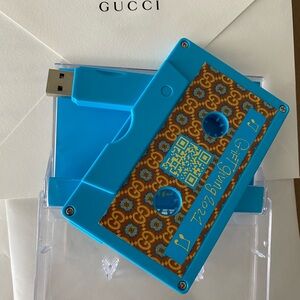 Gucci Vibrant Blue and Orange USB Cassette